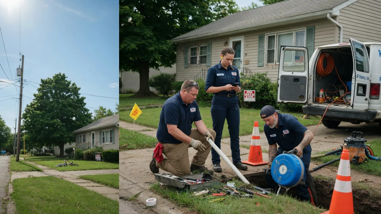Sewer Line Repair in Columbia Station, OH near me